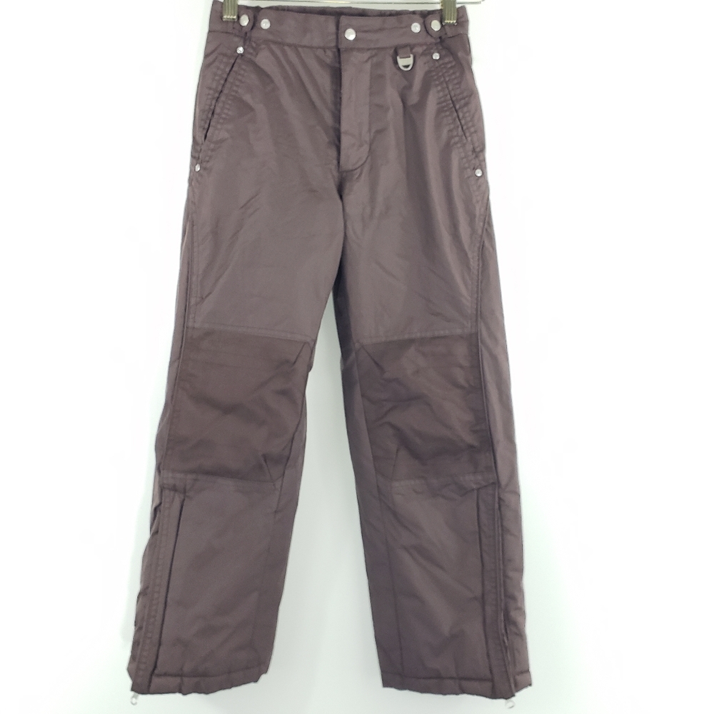 Protection System Brown Pink Snow Ski Pants‎ Girls Size 7/8